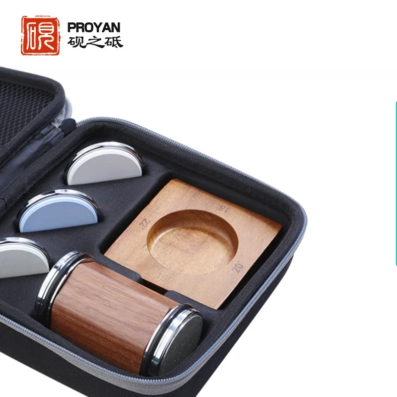 Proyan Professioneller Schleifstein Rollentyp Fester Messerschärfer Diamant-Keramik-Wetzstein Diy Holzbearbeitungswerkzeug Schleifstein Proyan Professioneller Schleifstein Rollentyp Fester Messerschärfer Diamant-Keramik-Wetzstein Diy Holzbearbeitungswerkzeug Schleifstein