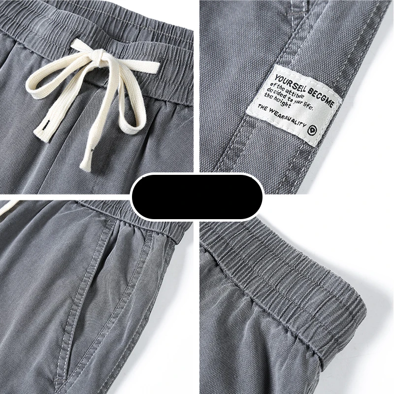 Summer Soft Lyocell Fabric Men'S Jeans Thin Loose Straight Pants Drawstring Elastic Waist Korea Casual Trousers Plus Size M-5Xl Summer Soft Lyocell Fabric Men'S Jeans Thin Loose Straight Pants Drawstring Elastic Waist Korea Casual Trousers Plus Size M-5Xl - Image 6