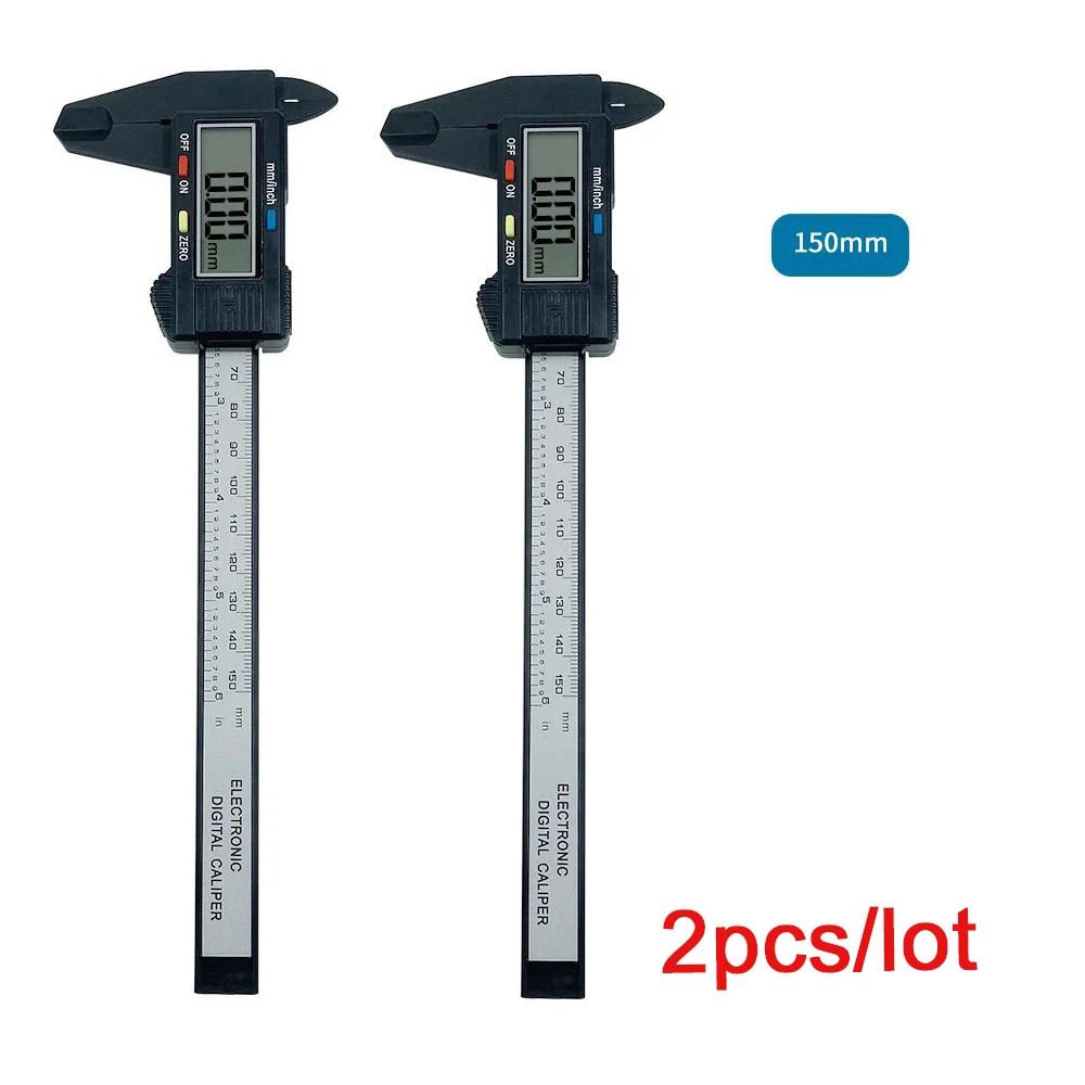150Mm 100Mm Elektronischer Digitaler Messschieber Kohlefaser Zifferblatt Messschieber Mikrometer Messwerkzeug Digitales Lineal 150Mm 100Mm Elektronischer Digitaler Messschieber Kohlefaser Zifferblatt Messschieber Mikrometer Messwerkzeug Digitales Lineal - Image 8