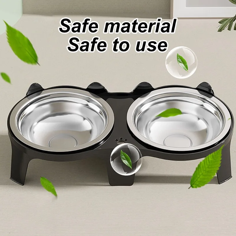 1Pc Stainless Steel Cat Food &Amp; Water Bowl With Anti-Tip Design Large Capacity Easy-Eat Design For Pet Dog Cat Feeding Food Bowl 1Pc Stainless Steel Cat Food &Amp; Water Bowl With Anti-Tip Design Large Capacity Easy-Eat Design For Pet Dog Cat Feeding Food Bowl - Image 13
