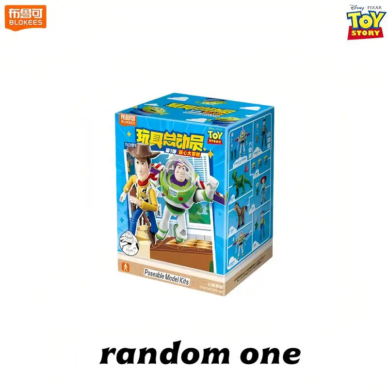 Original Blokees Toy Story Disney Pixar Woody Buzz Lightyear Jessie Rex Bullseye Alien Actionfiguren Zum Zusammenbauen, Modellspielzeug, Geschenk Original Blokees Toy Story Disney Pixar Woody Buzz Lightyear Jessie Rex Bullseye Alien Actionfiguren Zum Zusammenbauen, Modellspielzeug, Geschenk - Image 10