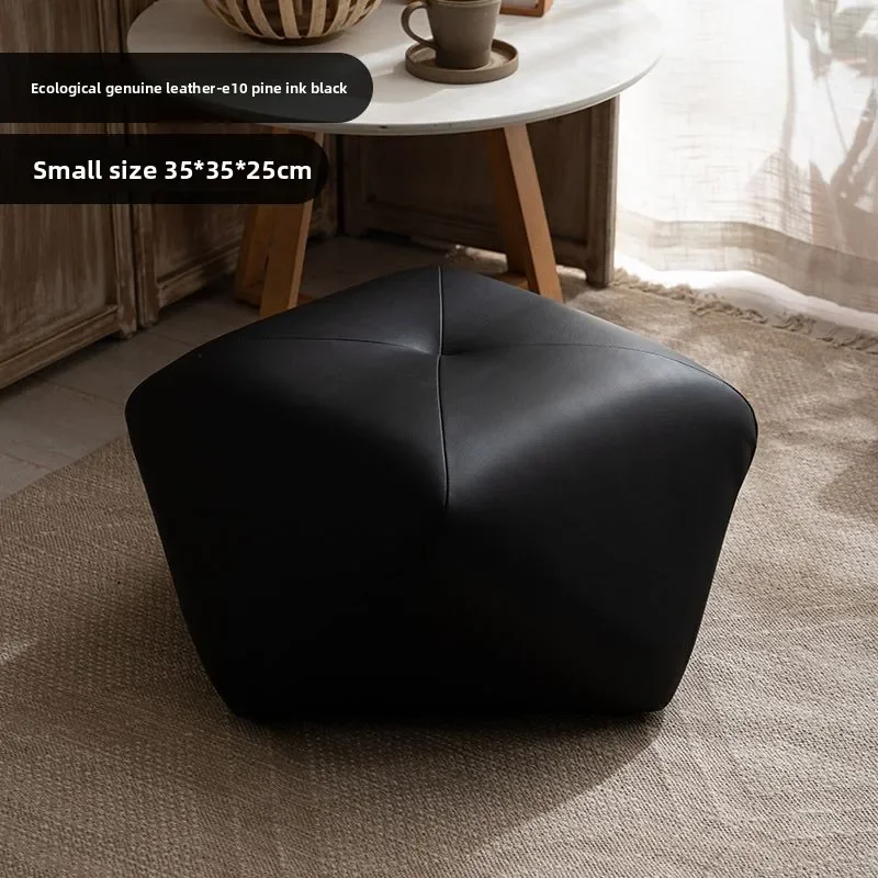 Solid Wood Octagonal Stool For Home Use, Shoe Changing Sofa, Footrest, Low Stool, Makeup Seat, Pedestal Solid Wood Octagonal Stool For Home Use, Shoe Changing Sofa, Footrest, Low Stool, Makeup Seat, Pedestal - Image 6