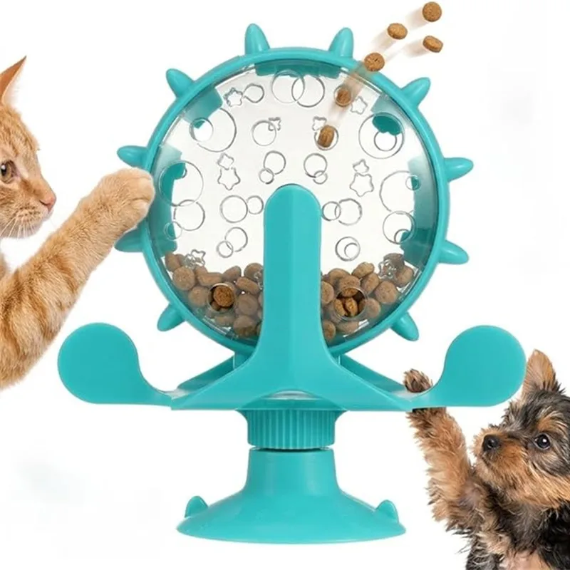 Katzen- Und Hundesnack-Spender-Spielzeug - Interaktiver Futterautomat Für Haustiere, 360° Futter-Spielzeug ° Drehbares Lebensmittel-Leckage-Prüfgerät Katzen- Und Hundesnack-Spender-Spielzeug - Interaktiver Futterautomat Für Haustiere, 360° Futter-Spielzeug ° Drehbares Lebensmittel-Leckage-Prüfgerät