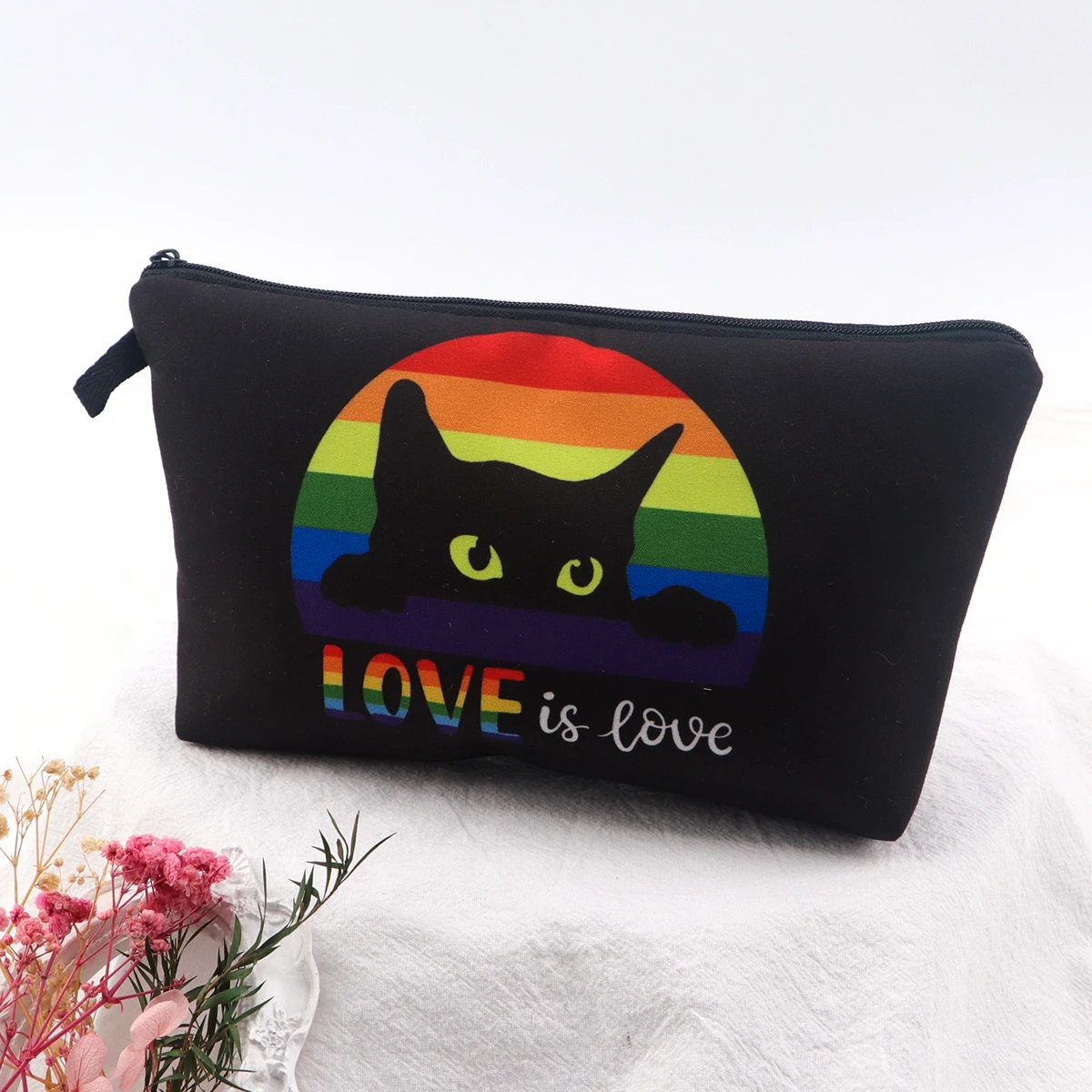 Cute Cat Women Travel Storage Bag Cosmetic Bag Makeup Bag Travel Organizer Bags Print Zipper Lipstick Bag Makeup Case Bag Cute Cat Women Travel Storage Bag Cosmetic Bag Makeup Bag Travel Organizer Bags Print Zipper Lipstick Bag Makeup Case Bag - Image 7