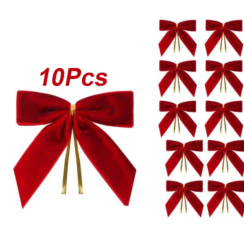 10/20 Stück Samtschleifen Für Weihnachtsbaumdekoration, Kranz, Girlande, Samtschleife Mit Gedrehter Krawatte, Weihnachtssamtschleifen, Weihnachtsfeiertage 10/20 Stück Samtschleifen Für Weihnachtsbaumdekoration, Kranz, Girlande, Samtschleife Mit Gedrehter Krawatte, Weihnachtssamtschleifen, Weihnachtsfeiertage - Image 14