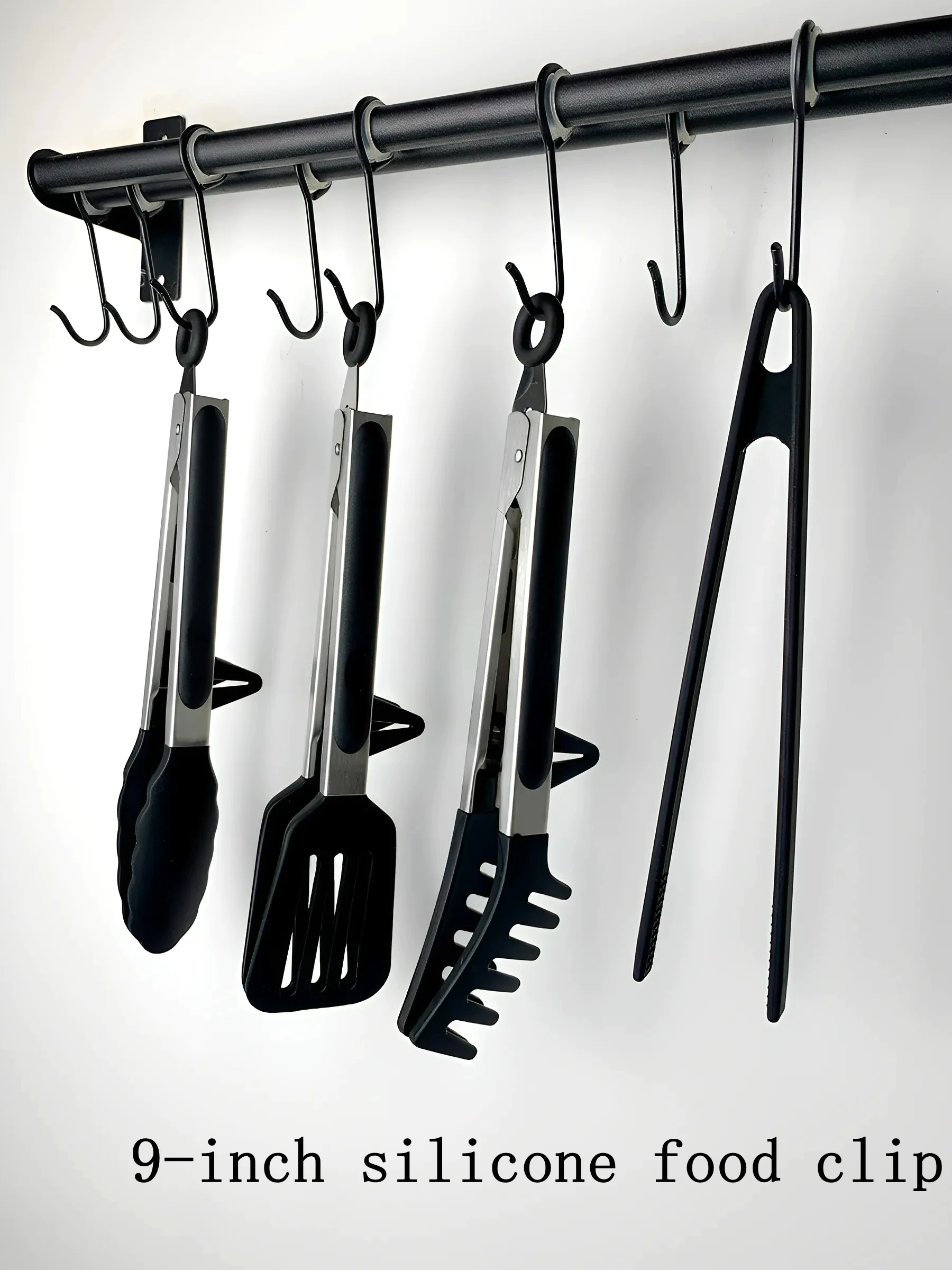 3 Stücke Silikon Küche Kochen Zangen Set Edelstahl Antihaft Lebensmittel Zange Nicht-Slip Kochen Clip Clamp Bbq Salat Grill Werkzeuge 3 Stücke Silikon Küche Kochen Zangen Set Edelstahl Antihaft Lebensmittel Zange Nicht-Slip Kochen Clip Clamp Bbq Salat Grill Werkzeuge - Image 5