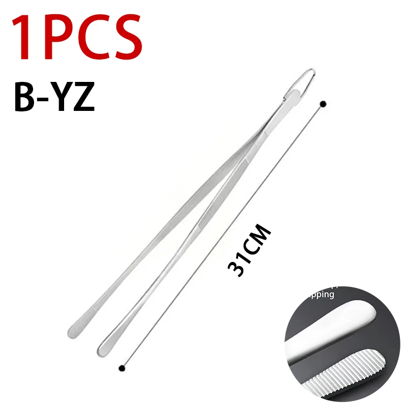 1Pcs 12 Inch Stainless Steel Cooking Tweezers Kitchen Tongs Bbq Tool Tweezers For Cooking Kitchen Accessories Cfqj007 1Pcs 12 Inch Stainless Steel Cooking Tweezers Kitchen Tongs Bbq Tool Tweezers For Cooking Kitchen Accessories Cfqj007 - Image 4