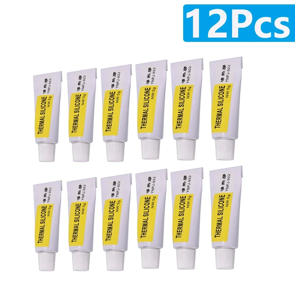 1-12Pcs Wärmeleitpaste Leitfähigen Kühlkörper Gips Viskose Klebstoff Für Chip Vga Ram Led Ic Kühler Kühler Kühlung Versiegelungen 1-12Pcs Wärmeleitpaste Leitfähigen Kühlkörper Gips Viskose Klebstoff Für Chip Vga Ram Led Ic Kühler Kühler Kühlung Versiegelungen - Image 9