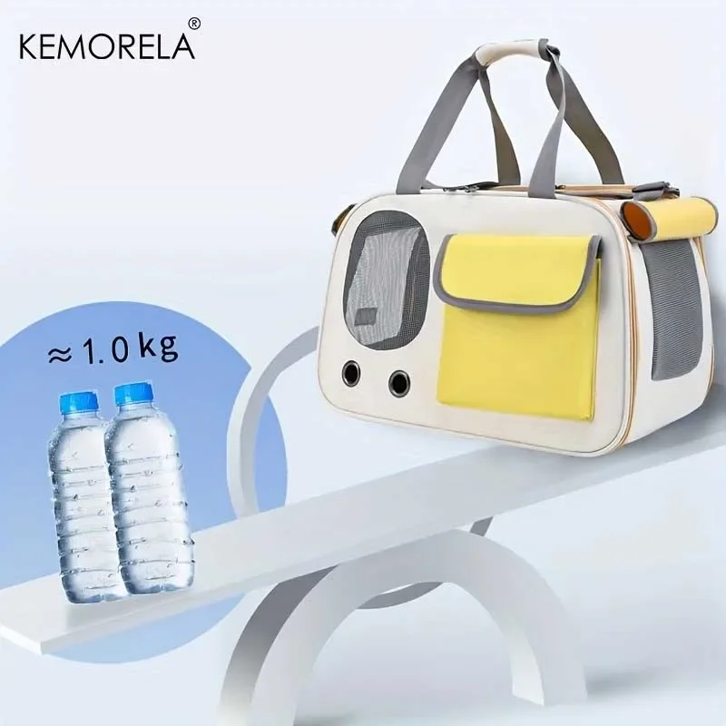 1Pcs Portable Pet Carrier Cat Bag For Cats And Dogs Ideal For Travel And Outdoor Activities Suitable For Cats And Small Dogs 1Pcs Portable Pet Carrier Cat Bag For Cats And Dogs Ideal For Travel And Outdoor Activities Suitable For Cats And Small Dogs - Image 3
