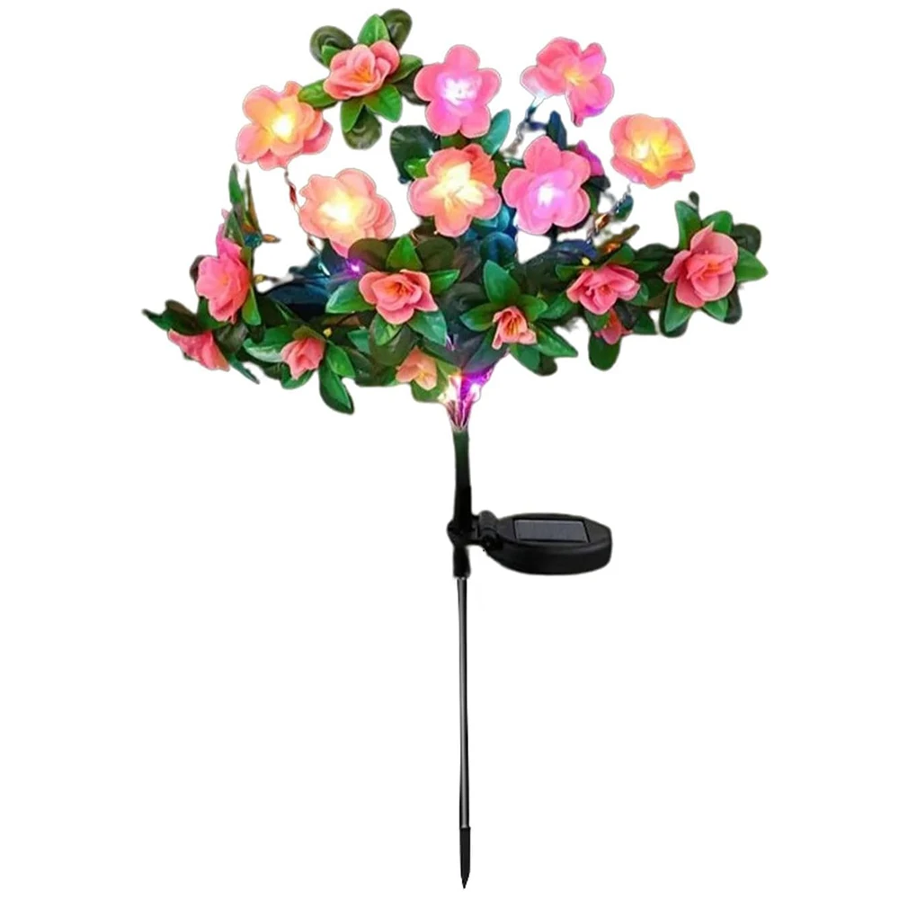 Led-Solarleuchte, Wasserdicht, Azalea-Solarblumen-Lampe, Für Den Außenbereich, Dekorativ Für Garten, Hof, Rasen, Weg, Beleuchtung, Urlaub, Hochzeit, Dekoration Led-Solarleuchte, Wasserdicht, Azalea-Solarblumen-Lampe, Für Den Außenbereich, Dekorativ Für Garten, Hof, Rasen, Weg, Beleuchtung, Urlaub, Hochzeit, Dekoration - Image 7