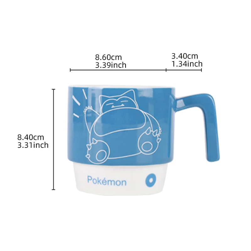 Shunxiang Pokémon Lizenzierte Cartoon-Keramikbecher, Stapelbar, Für Kaffee, Milch, Teetassen, Niedliches Muster, Kinder-Milchbecher, Geschenk Shunxiang Pokémon Lizenzierte Cartoon-Keramikbecher, Stapelbar, Für Kaffee, Milch, Teetassen, Niedliches Muster, Kinder-Milchbecher, Geschenk - Image 3