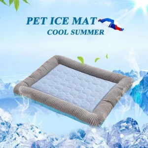 Kühl kissen Bett für Hunde Katzen Welpen Kätzchen coole Matte Haustier Decke Eis Seide Material weich für den Sommer schlafen rosa blau atmungsaktiv