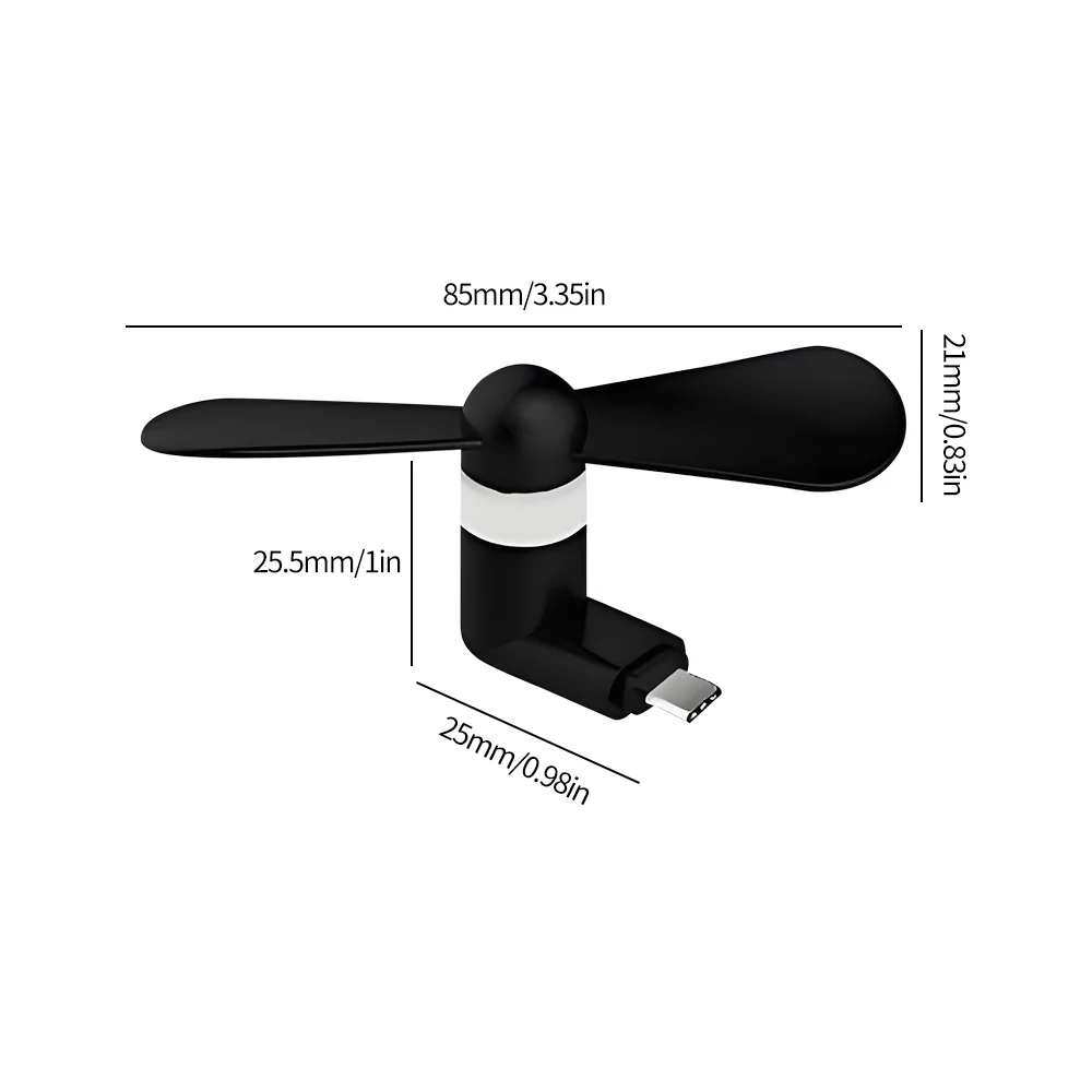 Handy Kühler Kreative Mini Tragbare Telefon Fan Handheld Fans Lade Schatz Lüfter USB Gadget Fans Coole Gadgets – Bild 6