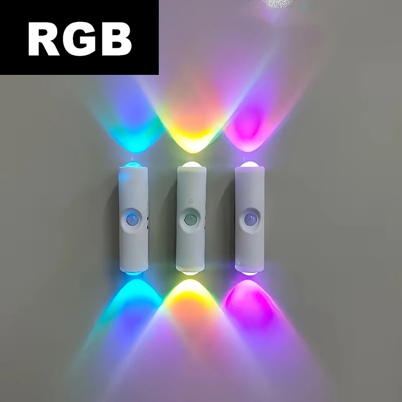 Intelligente Sensor-Wandleuchte Usb-Aufladbar Bewegungsmelder Nachtlicht Led Magnetischer Strahler Für Schlafzimmer Flur Treppe Intelligente Sensor-Wandleuchte Usb-Aufladbar Bewegungsmelder Nachtlicht Led Magnetischer Strahler Für Schlafzimmer Flur Treppe - Image 8