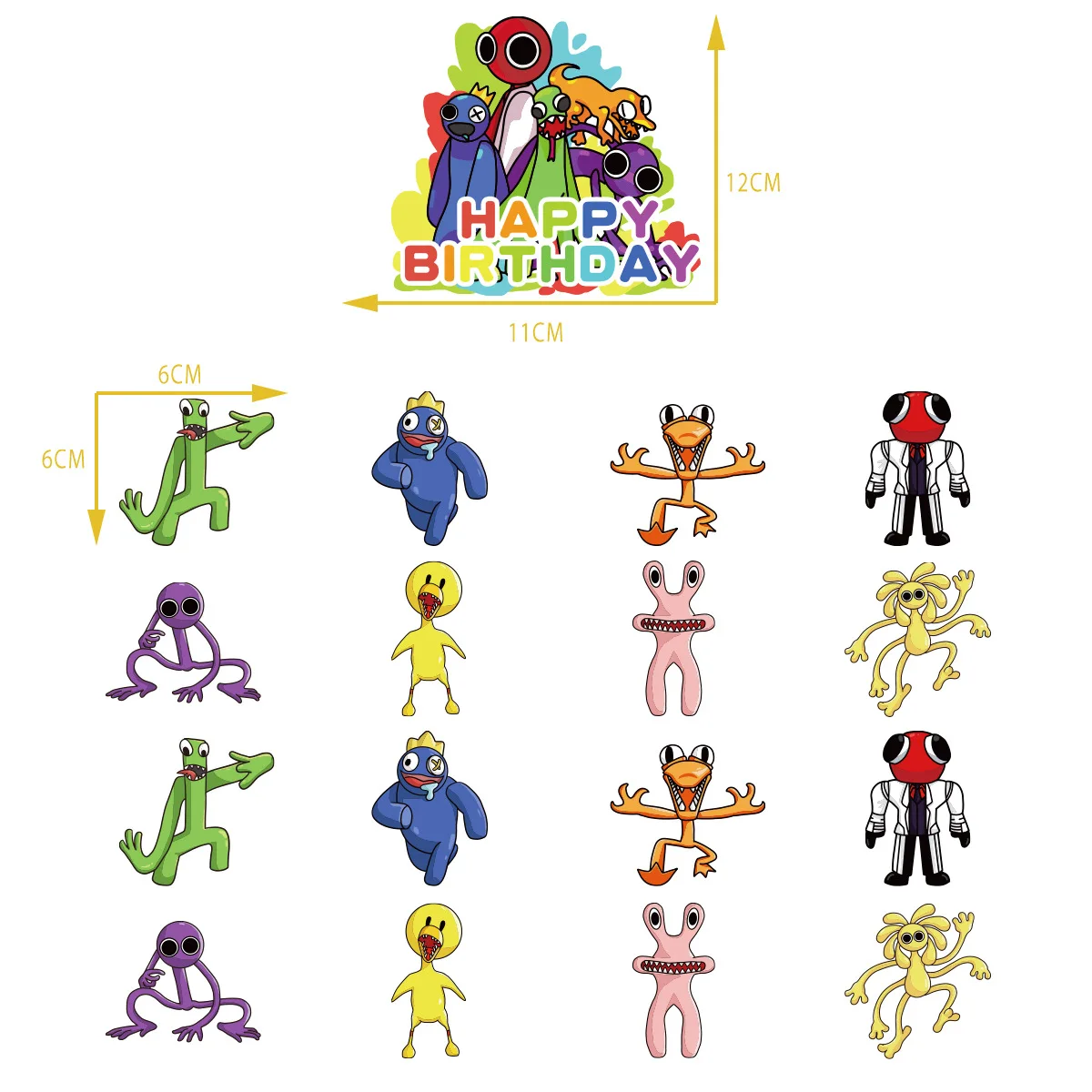 Neue Regenbogen-Freunde Geburtstagsparty-Dekoration Tischzubehör Happy Birthday Banner Tortendekoration Partyzubehör Hintergrund Ballons Neue Regenbogen-Freunde Geburtstagsparty-Dekoration Tischzubehör Happy Birthday Banner Tortendekoration Partyzubehör Hintergrund Ballons - Image 23