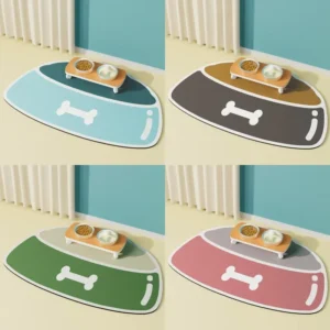 High Quality Pet Cat and Dog Feeding Diatom Mud Mats Feeding Splash-Proof Mats Absorbent Quick-Drying Household Carpet Mats