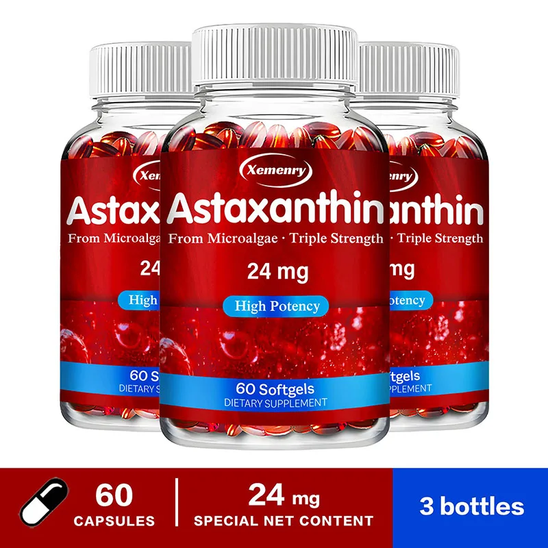 Astaxanthin 24Mg - Promotes Cardiovascular Health &Amp; Accelerates Metabolism Supporting Eye, Joint &Amp; Skin Health Astaxanthin 24Mg - Promotes Cardiovascular Health &Amp; Accelerates Metabolism Supporting Eye, Joint &Amp; Skin Health - Image 7