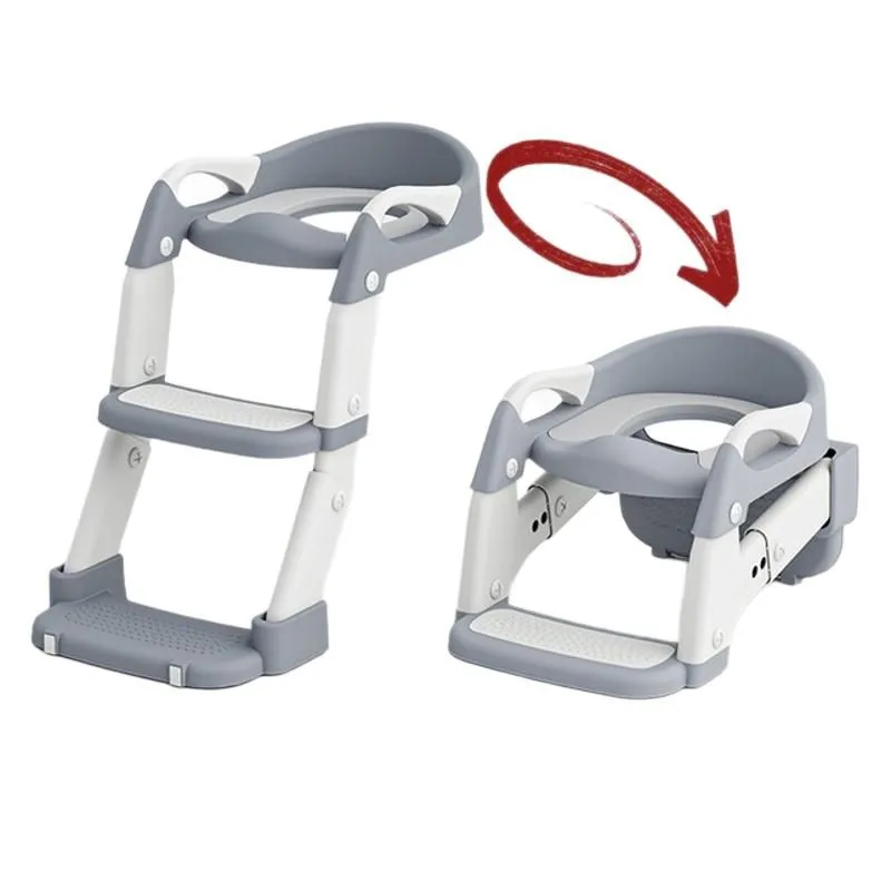 Kids Toilet Step Stool Potty Training Seat With Ladder Boys Girls Baby Toilet Seat Adjustable Step-On Stool For Adult Toilet Kids Toilet Step Stool Potty Training Seat With Ladder Boys Girls Baby Toilet Seat Adjustable Step-On Stool For Adult Toilet - Image 5