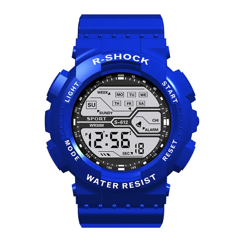 Outdoor Sport Männer Uhr Multifunktions Großen Bildschirm Led Elektronische Wasserdichte Leucht Militär Digitale Armbanduhren Reloj Hombre Outdoor Sport Männer Uhr Multifunktions Großen Bildschirm Led Elektronische Wasserdichte Leucht Militär Digitale Armbanduhren Reloj Hombre - Image 10