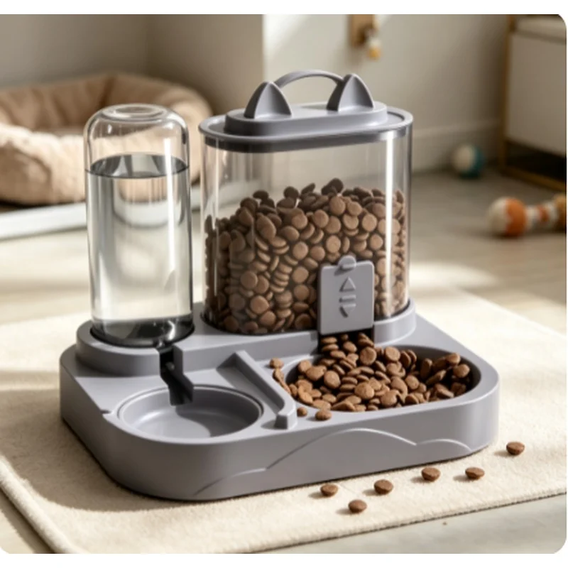 2 In 1 Dry Wet Separation Pet Food Water Bowl For Cats Dogs 2 In 1 Dry Wet Separation Pet Food Water Bowl For Cats Dogs