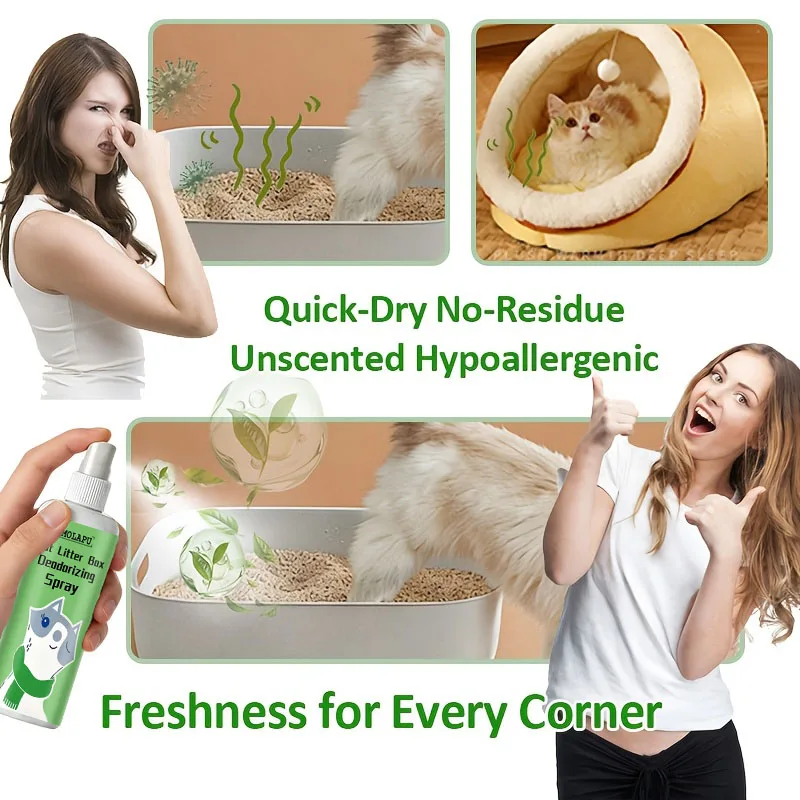 Katzenstreu Deodorant Spray Zur Geruchsneutralisierung Für Zuhause Katzenstreu Deodorant Spray Zur Geruchsneutralisierung Für Zuhause - Image 5
