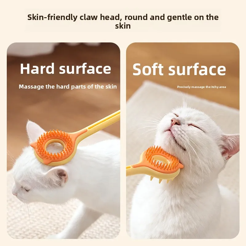 3-In-1 Katzenkratzbaum Mit Massagestab Und Fellbürste 3-In-1 Katzenkratzbaum Mit Massagestab Und Fellbürste - Image 4