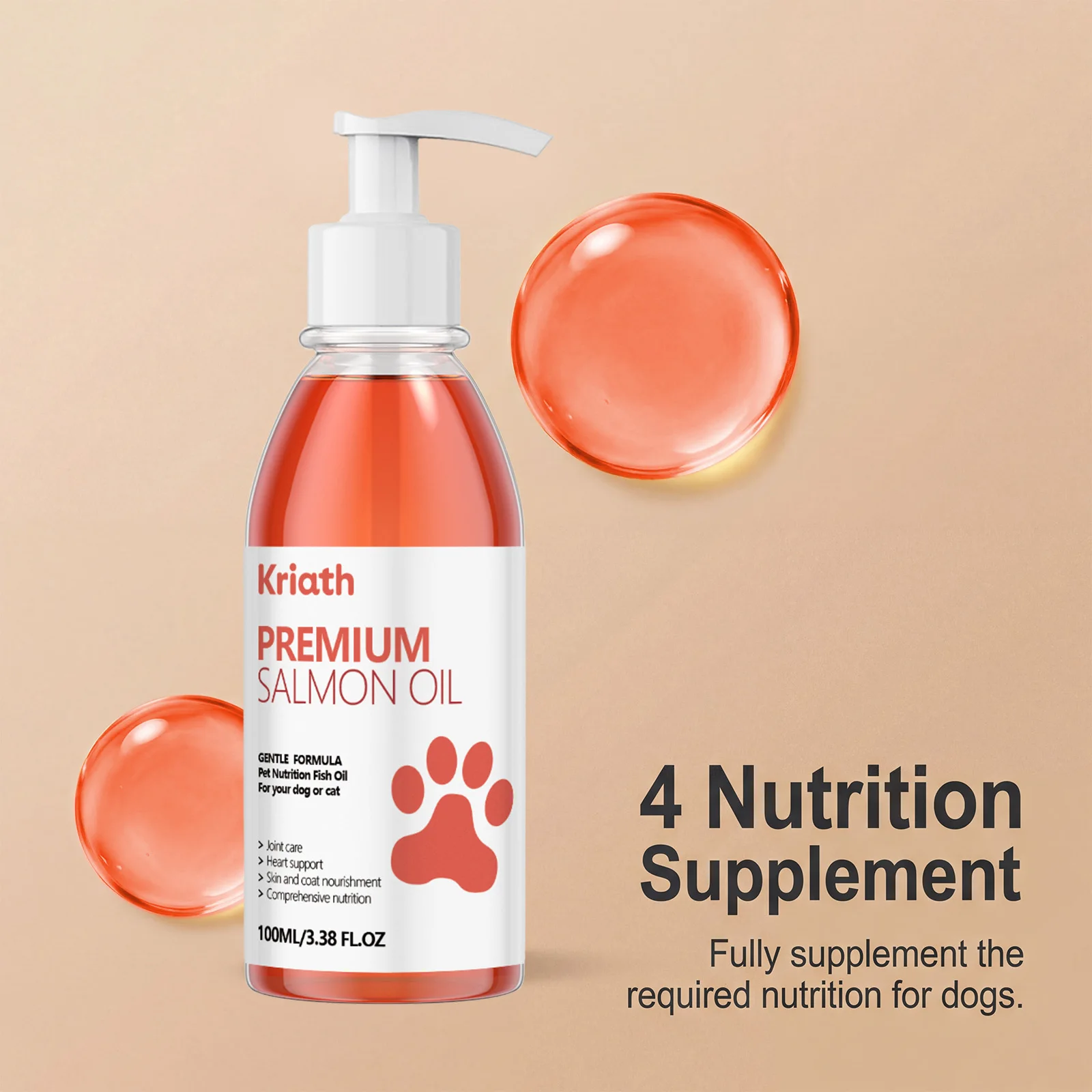 Premium Lachsöl Für Haustiere Omega 3 Glänzender Fellmantel Immununterstützung Fellpflege Herzgesundheit Hund Katze Herz Haut Nahrungsergänzungsmittel Premium Lachsöl Für Haustiere Omega 3 Glänzender Fellmantel Immununterstützung Fellpflege Herzgesundheit Hund Katze Herz Haut Nahrungsergänzungsmittel - Image 5