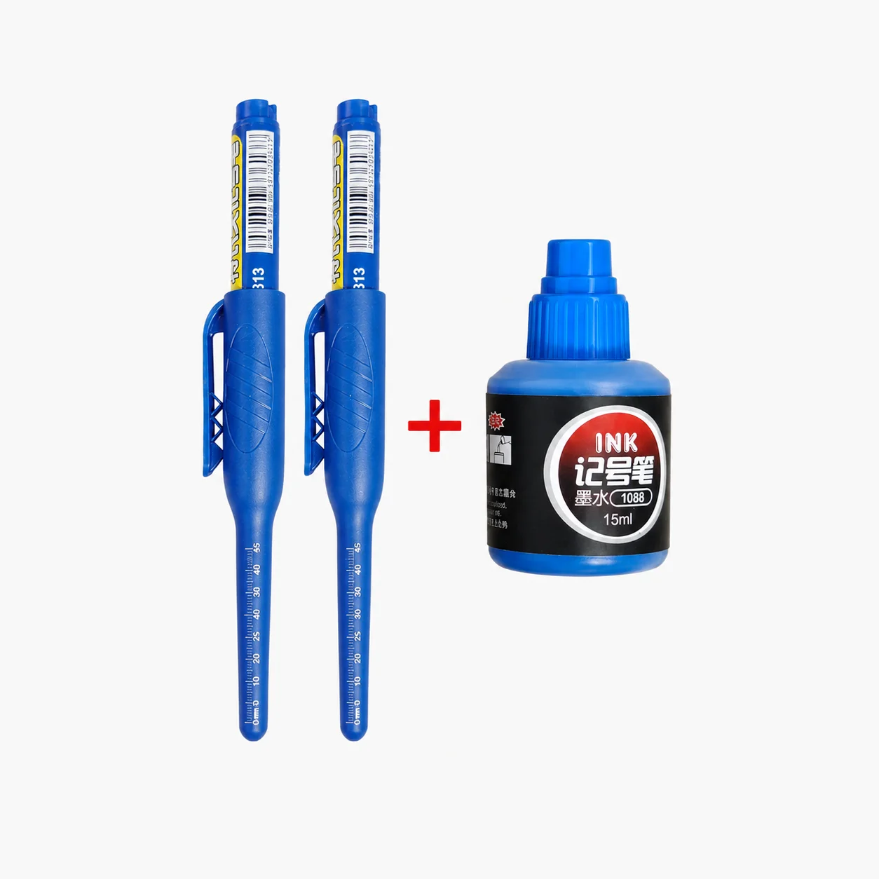 1–6 Stück, 45 Mm, Wasserdicht, Lange Kopfspitze, Tiefloch-Marker, Fliesen-Tischler-Stift, Mehrzweck Für Die Holzbearbeitung, Schwarze/Blaue/Rote Tinte 1–6 Stück, 45 Mm, Wasserdicht, Lange Kopfspitze, Tiefloch-Marker, Fliesen-Tischler-Stift, Mehrzweck Für Die Holzbearbeitung, Schwarze/Blaue/Rote Tinte - Image 19
