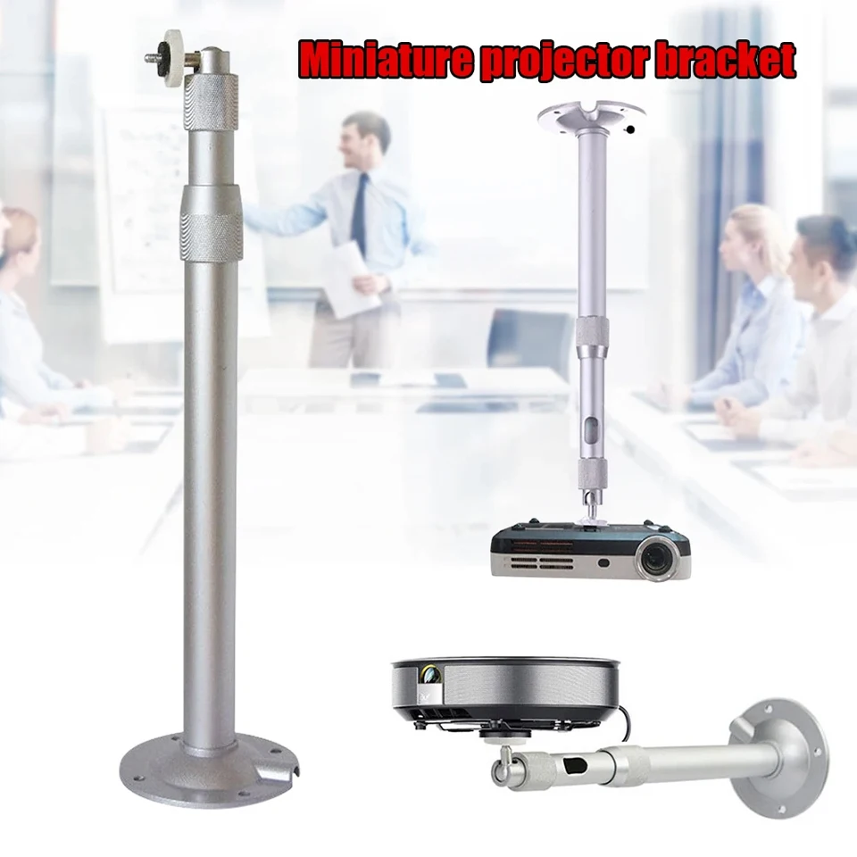 Salange 360° Drehbare Projektorhalterung – Aluminium-Decken- Und Wandhalterung Mit 1/4-Zoll-Anschluss Für Hy300 Beamer Salange 360° Drehbare Projektorhalterung – Aluminium-Decken- Und Wandhalterung Mit 1/4-Zoll-Anschluss Für Hy300 Beamer - Image 2