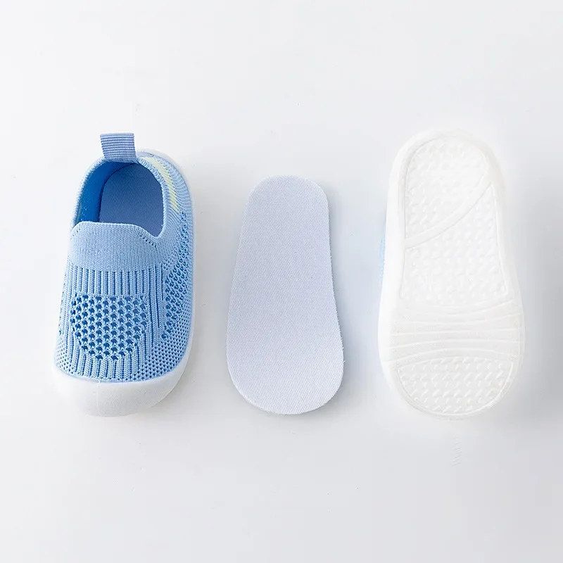 Spring Popular New Baby Shoes Mesh Knit Breathable Kid Girls Boys 0-3T Summer Slip-On Casual Sneakers Toddler Non-Skid Prewalker Spring Popular New Baby Shoes Mesh Knit Breathable Kid Girls Boys 0-3T Summer Slip-On Casual Sneakers Toddler Non-Skid Prewalker - Image 3