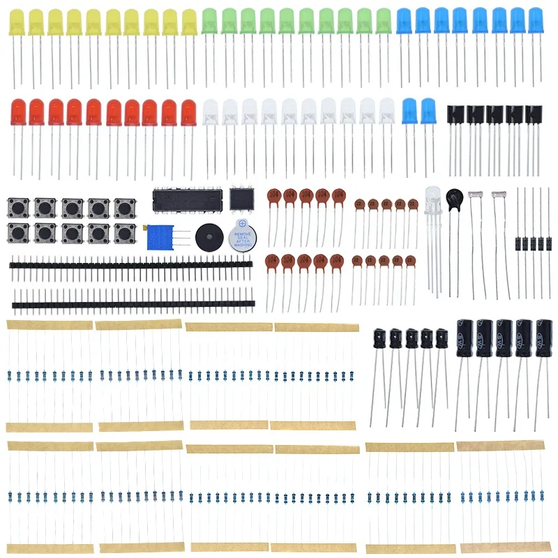 Tzt Elektronik-Starterkit Für Arduino Uno &Amp; Mega2560 – Led, Summer, Kondensatoren Und Widerstände Für Diy-Projekte Tzt Elektronik-Starterkit Für Arduino Uno &Amp; Mega2560 – Led, Summer, Kondensatoren Und Widerstände Für Diy-Projekte - Image 4