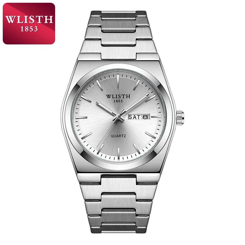 Mann Uhr Quarzuhr Luxus Wasserdicht Leucht Datum Woche Edelstahl Herren Uhr Männlich Relógios Masculino Reloj Hombre Mann Uhr Quarzuhr Luxus Wasserdicht Leucht Datum Woche Edelstahl Herren Uhr Männlich Relógios Masculino Reloj Hombre - Image 7