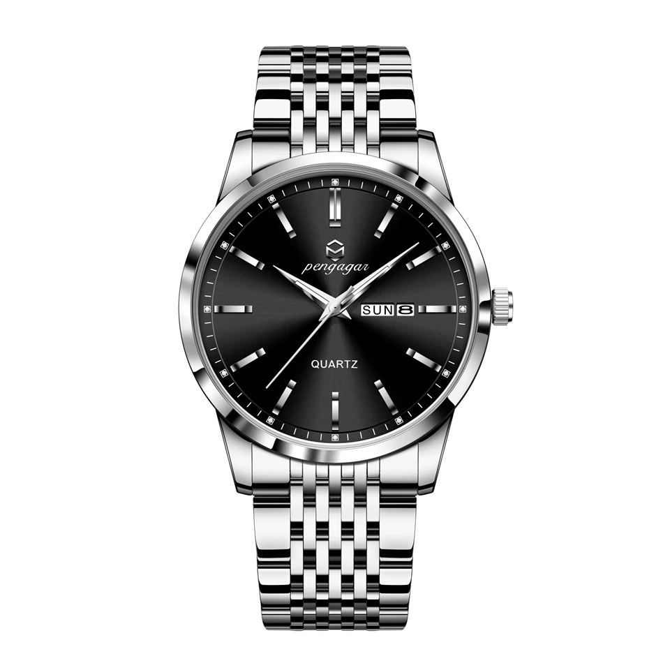 2025 Neue Top Marke Luxus Mann Armbanduhr Wasserdicht Leucht Datum Männer Uhren Edelstahl Quarz 43Mm Herren Uhr Männlichen Reloj 2025 Neue Top Marke Luxus Mann Armbanduhr Wasserdicht Leucht Datum Männer Uhren Edelstahl Quarz 43Mm Herren Uhr Männlichen Reloj - Image 8