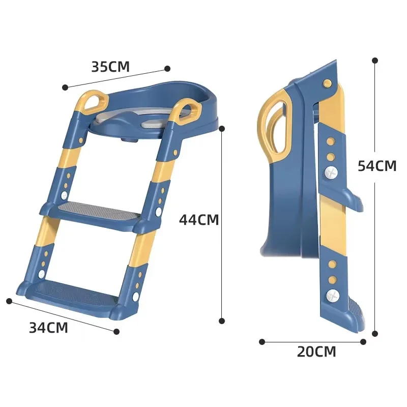 New Children'S Toilet Stepped Baby Boys And Girls Toilet Training Foldable Foot Stool Toilet Seat Ring Stepped Assisted Tool New Children'S Toilet Stepped Baby Boys And Girls Toilet Training Foldable Foot Stool Toilet Seat Ring Stepped Assisted Tool - Image 2