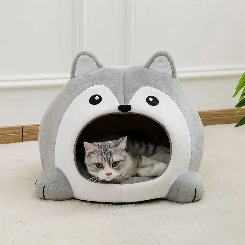 Very Soft Cat Bed Pet Basket Cat House Sofa Small Dog Lounger Cushion Kittens Cave Puppy Mat House Tent Bed Supplies For Cats Very Soft Cat Bed Pet Basket Cat House Sofa Small Dog Lounger Cushion Kittens Cave Puppy Mat House Tent Bed Supplies For Cats - Image 5
