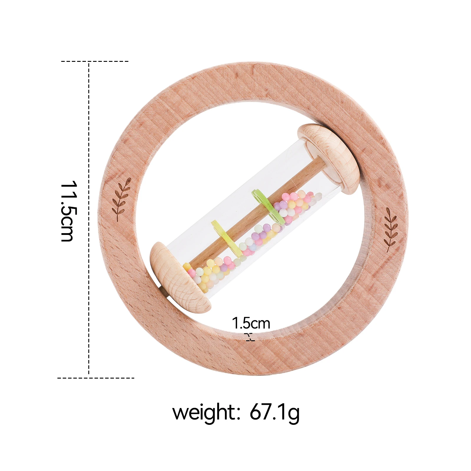 Montessori Baby Rain Stick Rainbow Hourglass Rain Music Rattle Baby Educational Toy Colorful Montessori Sensory Toys For Kids Montessori Baby Rain Stick Rainbow Hourglass Rain Music Rattle Baby Educational Toy Colorful Montessori Sensory Toys For Kids - Image 10