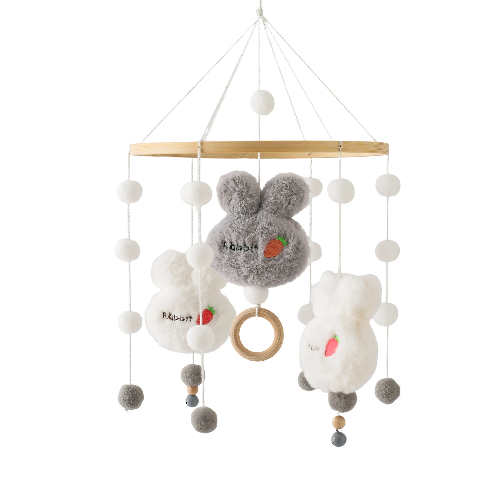 Baby-Holzhalterung, Bettglocke, 0,6 Monate, Spielzeughalterung, Zubehör, Hängehalterung, Weiches Mobiltelefon Auf Dem Bett, Babyzimmer-Dekoration, Kinderbett Baby-Holzhalterung, Bettglocke, 0,6 Monate, Spielzeughalterung, Zubehör, Hängehalterung, Weiches Mobiltelefon Auf Dem Bett, Babyzimmer-Dekoration, Kinderbett - Image 16
