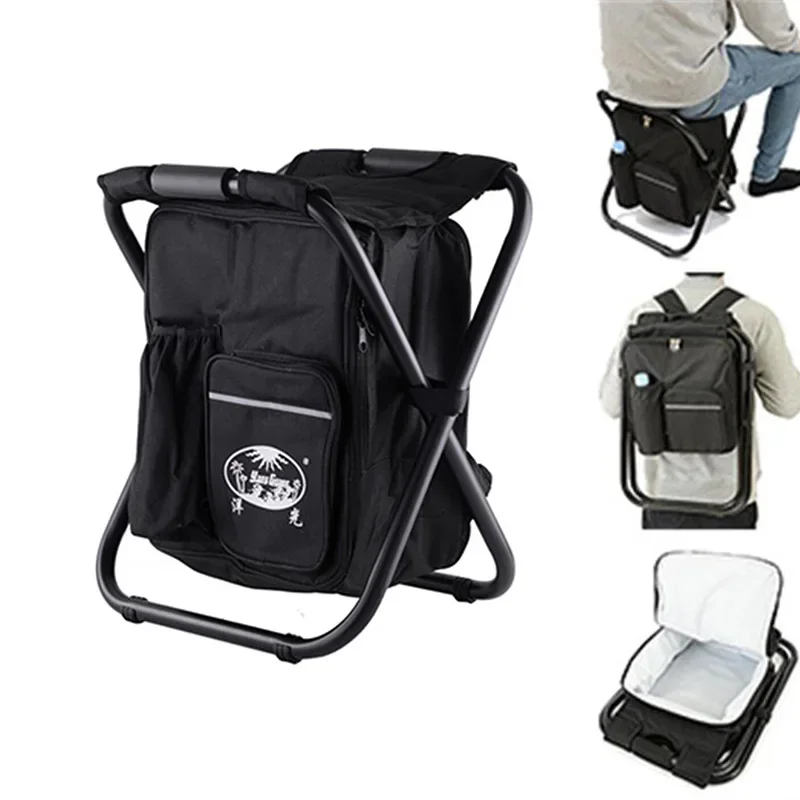 Outdoor Camping, Portable Folding Stool, Thermal Insulation Bag, Lightweight Luggage, Foldable, Multi-Functional Stool Outdoor Camping, Portable Folding Stool, Thermal Insulation Bag, Lightweight Luggage, Foldable, Multi-Functional Stool - Image 3