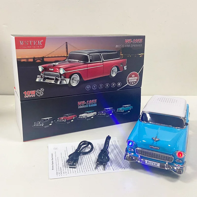 Vintage-Bluetooth-Lautsprecher Mit Subwoofer – Kräftiger Bass, Tf-Karte, Usb, Fm-Radio &Amp; Stereo-Sound, Tragbar Vintage-Bluetooth-Lautsprecher Mit Subwoofer – Kräftiger Bass, Tf-Karte, Usb, Fm-Radio &Amp; Stereo-Sound, Tragbar - Image 6