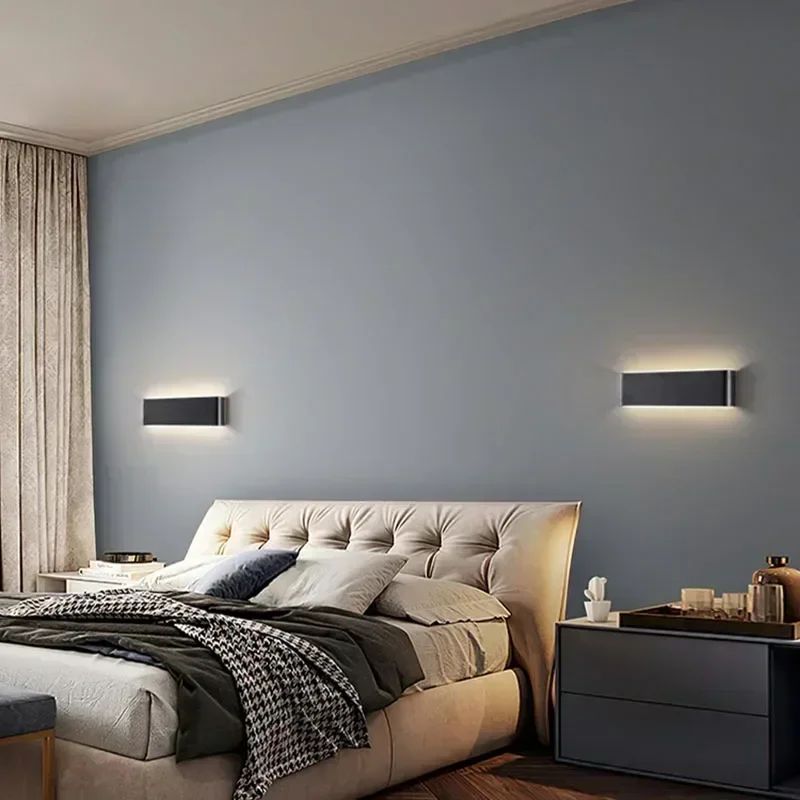 Moderne Led-Wandleuchte Für Nachttisch, Wohnzimmer, Treppen, Gang, Badezimmer, Heimdekoration, Wandleuchte, Innenbeleuchtung, Glanz Moderne Led-Wandleuchte Für Nachttisch, Wohnzimmer, Treppen, Gang, Badezimmer, Heimdekoration, Wandleuchte, Innenbeleuchtung, Glanz - Image 6