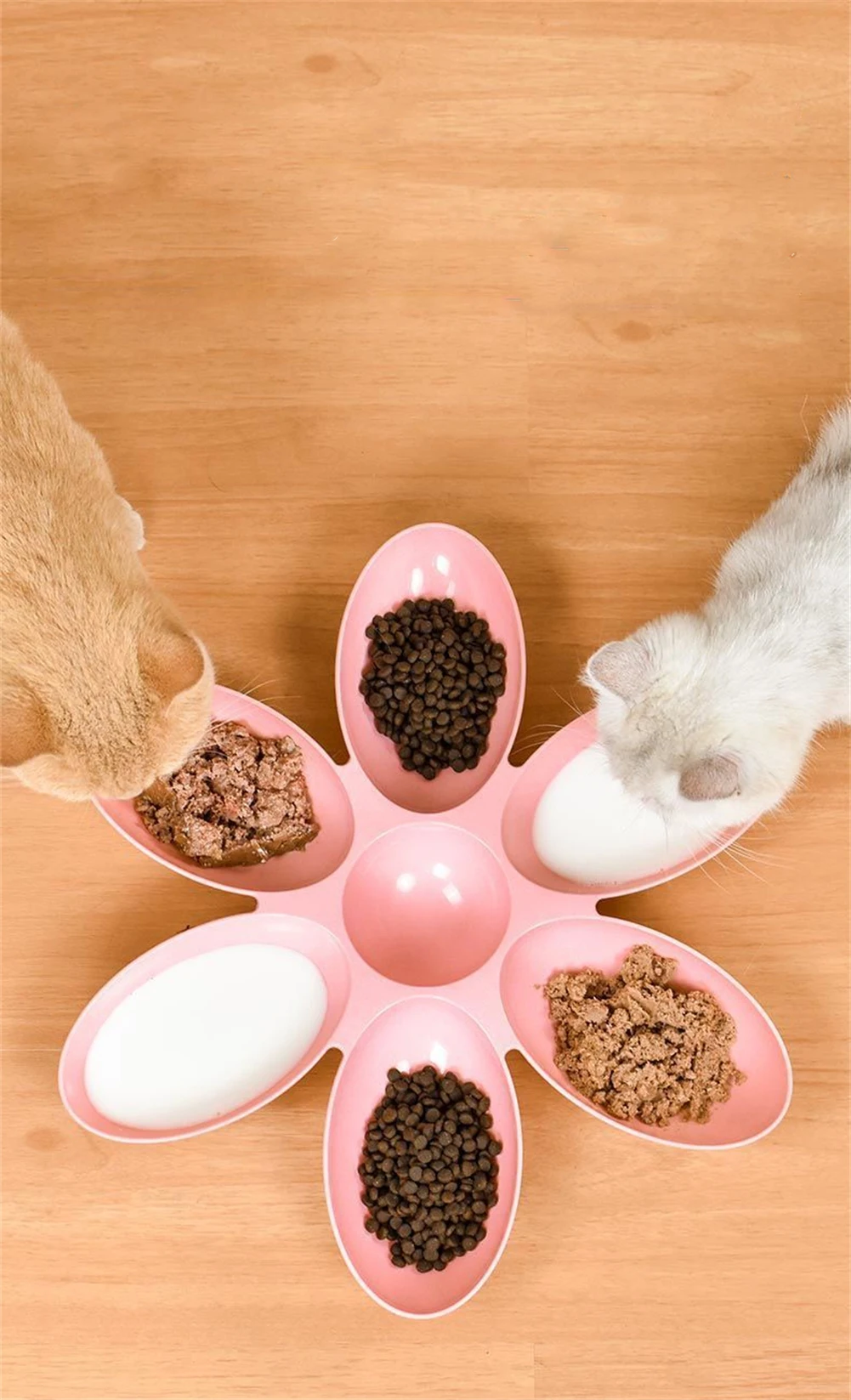 Cat Bowl Multi Cat Petal Food Bowl Baby Cat Milk Cat Special Bowl Multi Functional Cat And Dog Food Bowl Upgrade Pet Lunch Time Cat Bowl Multi Cat Petal Food Bowl Baby Cat Milk Cat Special Bowl Multi Functional Cat And Dog Food Bowl Upgrade Pet Lunch Time - Image 13
