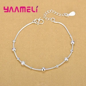 Trendy Frauen Fuß Ketten Einstellbare Mujer Charme 925 Sterling Silber Farbe Fußkettchen Böhmen Schmuck Sommer Urlaub Design