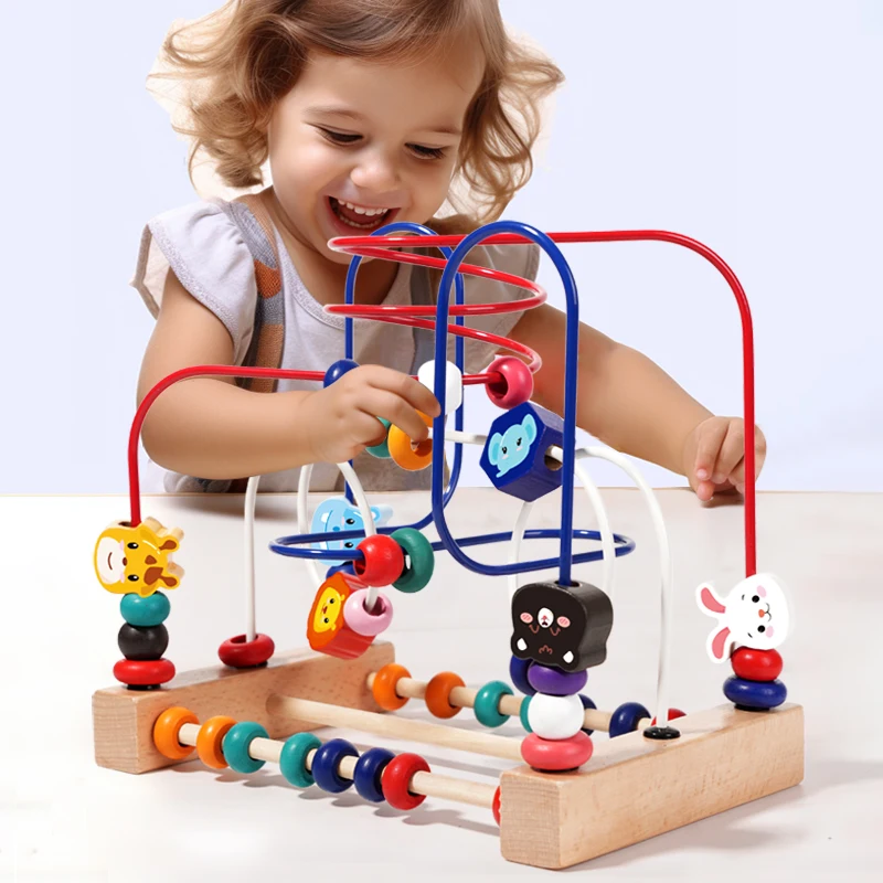 Baby Toddler Early Education Intelligence Building Blocks Beads Attention Span Toys For Boys And Girls Ages 1 To 3 Baby Toddler Early Education Intelligence Building Blocks Beads Attention Span Toys For Boys And Girls Ages 1 To 3 - Image 2