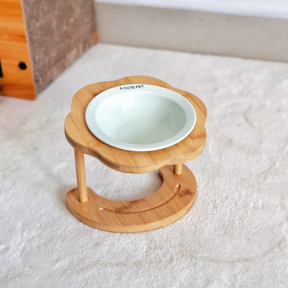 Pet Supplies Ceramic Cat Bowl Wooden Cute Dog Food Feeding Basin Detachable Non-Slip Pet High Foot Bowl Water Container Pet Supplies Ceramic Cat Bowl Wooden Cute Dog Food Feeding Basin Detachable Non-Slip Pet High Foot Bowl Water Container - Image 11