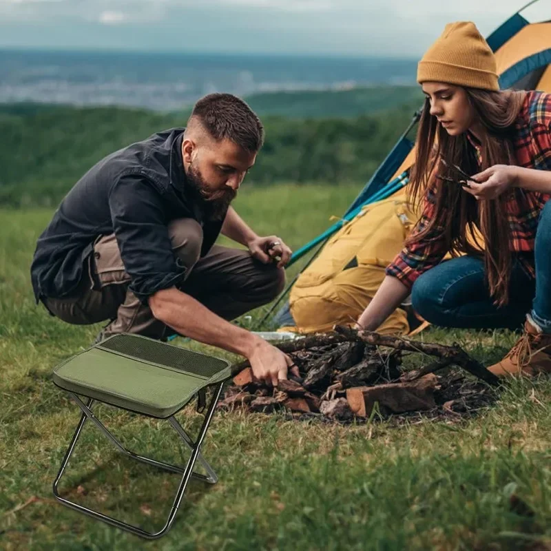 Foldable Backpack Stool, Folding Mini Outdoor Camping Stool, Foldable Lightweight Hunting Seat With Zippered Carrying Bag 1Pcs Foldable Backpack Stool, Folding Mini Outdoor Camping Stool, Foldable Lightweight Hunting Seat With Zippered Carrying Bag 1Pcs - Image 11