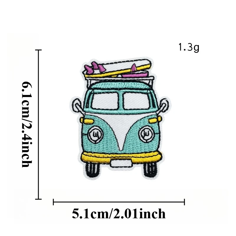 Sommer Hot Hawaii Strand Blume Sonne Bus Eisen-Auf Nähen Stickerei Abzeichen Patches Diy T-Shirt Hut Rucksack Kleidung Applikationen Aufkleber Sommer Hot Hawaii Strand Blume Sonne Bus Eisen-Auf Nähen Stickerei Abzeichen Patches Diy T-Shirt Hut Rucksack Kleidung Applikationen Aufkleber - Image 14