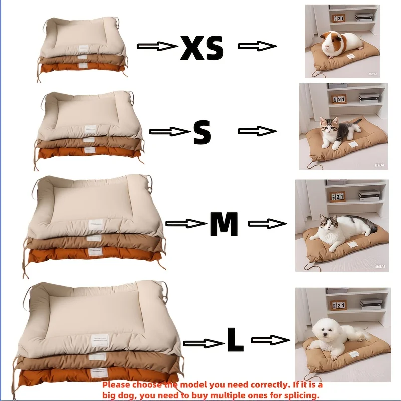 Cozy &Amp; Durable Pet Bed For Small To Medium Dogs And Cats Soft Durable Polyester Easy To Clean Store Four Corners For Easy Tying Cozy &Amp; Durable Pet Bed For Small To Medium Dogs And Cats Soft Durable Polyester Easy To Clean Store Four Corners For Easy Tying - Image 9