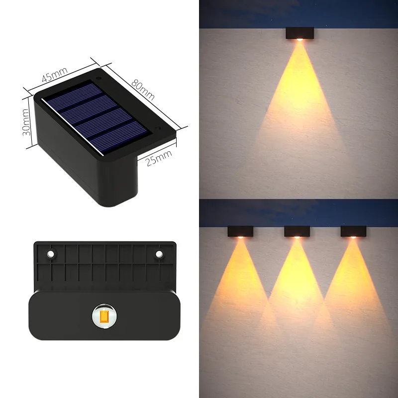 Solar-Außenwandleuchte Projektor Wasserdichte Gartenlampe Terrassen-Zaun-Dekorationsleuchte Hohle Laterne Rasen-Hof-Weg-Dekorationsbeleuchtung Solar-Außenwandleuchte Projektor Wasserdichte Gartenlampe Terrassen-Zaun-Dekorationsleuchte Hohle Laterne Rasen-Hof-Weg-Dekorationsbeleuchtung - Image 8