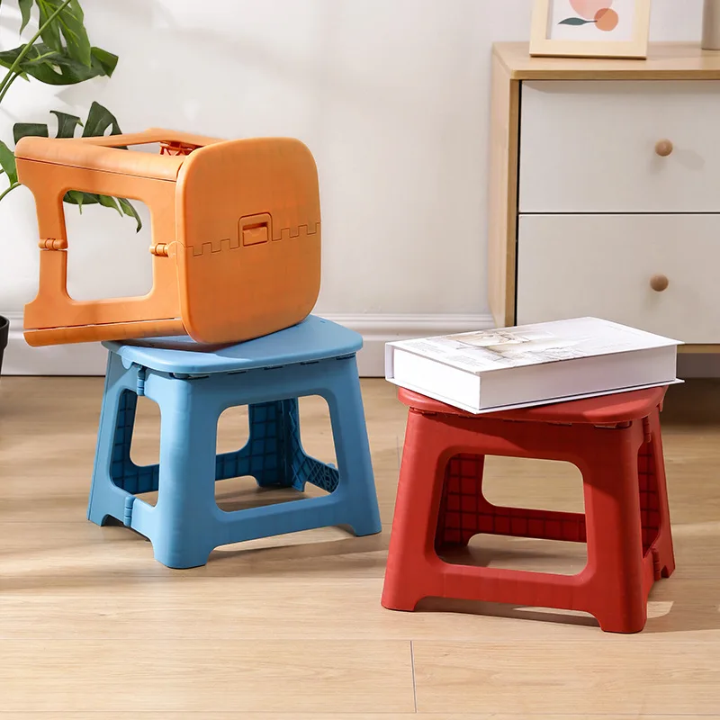 Japanese-Style Portable Household Folding Stool Kids Child Plastic Stool Outdoor Camping Fishing Stool Japanese-Style Portable Household Folding Stool Kids Child Plastic Stool Outdoor Camping Fishing Stool - Image 3