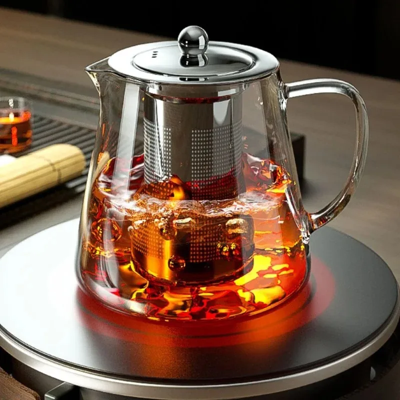 1Pc Glas Teekanne Hitzebeständige Borosilikat Klar Tee Wasserkocher Mit Abnehmbare Edelstahl Infuser Wasserkocher Kung Fu Teegeschirr Set 1Pc Glas Teekanne Hitzebeständige Borosilikat Klar Tee Wasserkocher Mit Abnehmbare Edelstahl Infuser Wasserkocher Kung Fu Teegeschirr Set
